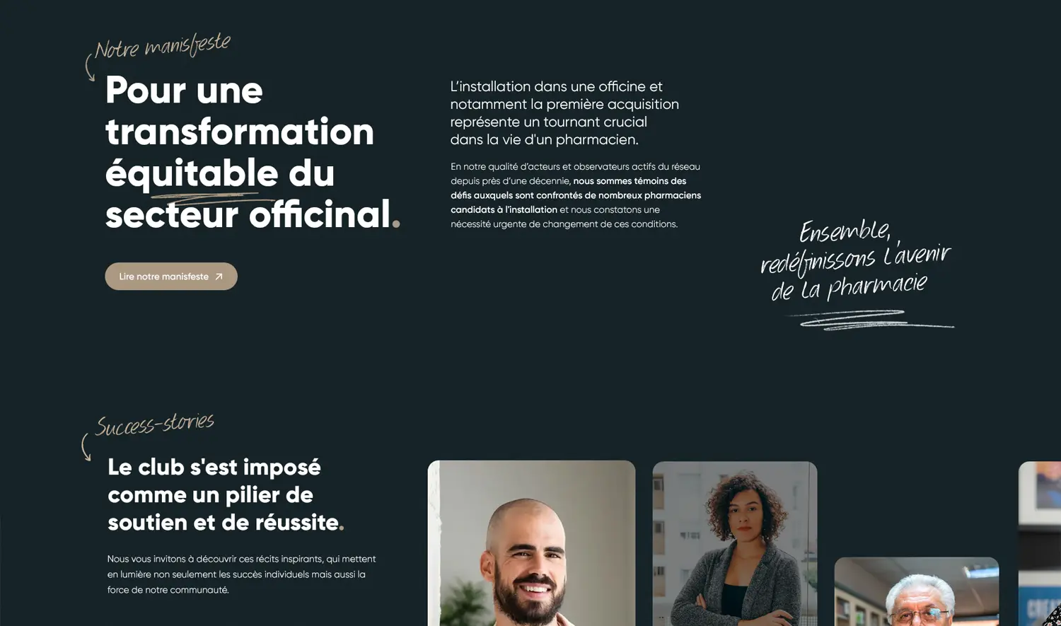 Création de site internet : we are pharma